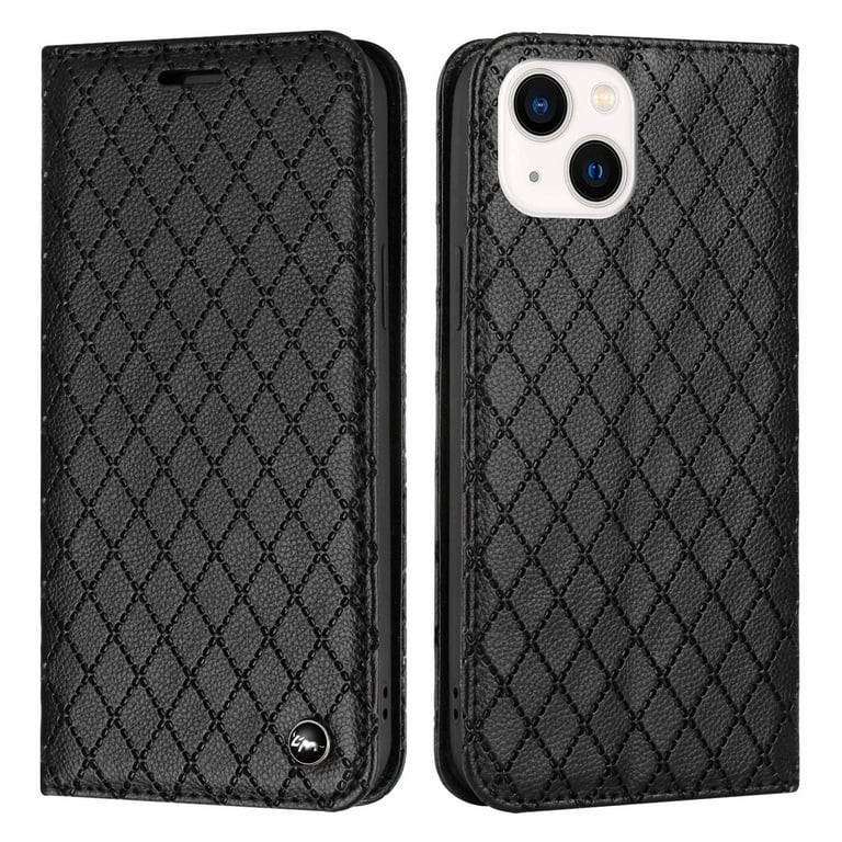 Dteck Wallet Case for iPhone 13 Mini, Magnetic Shockproof PU