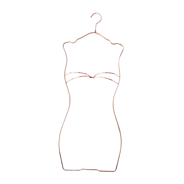 GROWTH TANK Bathing Suit Hanger Lingerie Hanger Metal Swimsuit Display Hanger Bikini Rose Gold