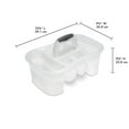 thumbnail image 2 of Sterilite Shower Caddy - Burgundy Tint, 2 of 2