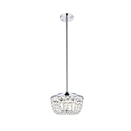Elegant Lighting Gianna Pendentif 10 Pouces en Chrome