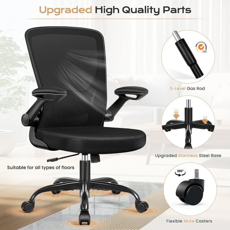HI-STANDARD クッション COOLHUT Office Chair, Ergonomic Office Chair with 8-year