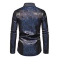 thumbnail image 4 of Camisa Formal Manga Larga Con Estampado Floral Para Hombre, 4 of 8
