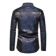 thumbnail image 4 of Camisa Formal Manga Larga Con Estampado Floral Para Hombre, 4 of 8
