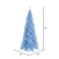 thumbnail image 2 of Vickerman 120" Fir Slim Dura-lit LED Artificial Christmas Tree in Sky Blue, 2 of 2