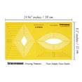 thumbnail image 3 of Traceease Quilting Template Stencils DIY Sewing Machine Quilt Ruler Quilting Tools, Rhombus & Ellipse, 3 of 4
