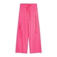 thumbnail image 3 of WILLBEST Pantalones Cargo Casuales para Mujer, de Cintura Alta, Holgados, de Trabajo, con Bolsillos, para Uso Diario. Extra Grande, 3 of 5