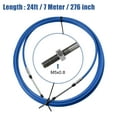 thumbnail image 3 of 2pcs 24ft 276 Inch Marine Type 3300 / 33C Throttle Shift Remote Control Box Cable for Yamaha Outboard Engine Boat Blue, 3 of 6