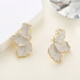 thumbnail image 3 of SIEYIO Chic Flower Post Earring Floral Shape Studs Earrings Fashionable Women's Jewelry, 3 of 19