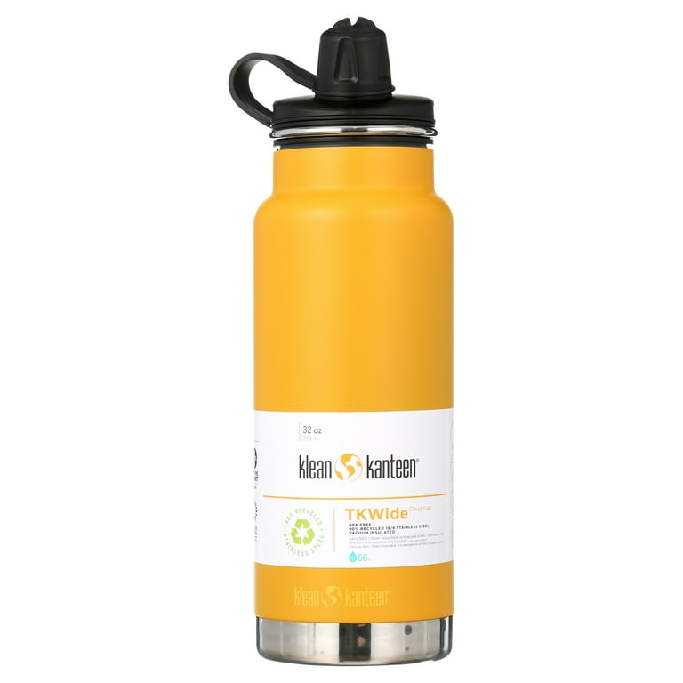 Klean Kanteen 32 fl oz Stainless Steel Insulated Water Bottle Chug