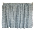 thumbnail image 3 of Cotton Curtain Floral Print 58 Inch Wide Small Flowers Allover Blue on White, 3 of 3