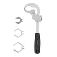 thumbnail image 3 of Basin Wrench, Ergonomic Design Double Ended Aluminium Alloy Multifunctional Wrench Tool Adjustable Opening Wide Application  For Repair, 3 of 8