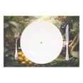 thumbnail image 2 of Ryvnso Placemats Set of 4 Bee in Grapes Dining Mats Heat-Resistant Non-Slip Washable Table Mat, 2 of 8