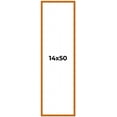 thumbnail image 2 of 14x50 Honey Brown Real Wood Picture Frame Width 0.75 inches | Interior Frame Depth 0.5 inches |, 2 of 8