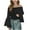 Black., variant on Agkizg Summer Girls Casual Tops Fashion Long Sleeve Tops Off-the-shoulder Solid Color T Shirts Loose Fitting Ruffle Hem Cute Kids Clothes Tops