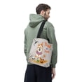 thumbnail image 3 of Trick or Treat Shiba Inu Funny Mummy Cosplay Pumpkin Candy Basket All Over Print 3D Canvas Tote Bag Shibas Dog Lovers Gifts Idea Reusable Handbag - 12016, 3 of 5