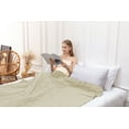 thumbnail image 2 of Mutlu Home Goods Weighted Blanket Cool And Comfortable Soft Thick for All Seasons - Beige, 2 of 4
