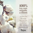 thumbnail image 4 of Bare Home Organic Sateen Sheet Set - 400 Thread Count - 100% Organic Cotton - 4 Piece - California King, French Beige, 4 of 10