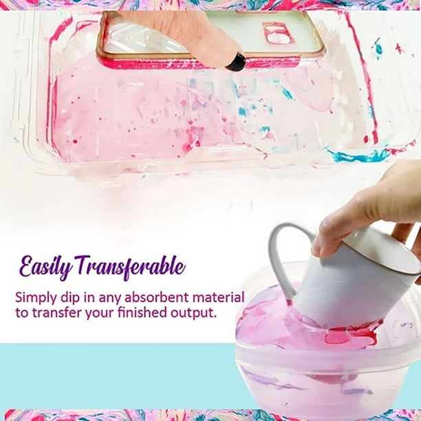 Ensemble de Peinture Marbrée à l'Eau pour Enfants - 12 Couleurs, Artistique, Arts et Loisirs