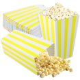 thumbnail image 4 of 60 Pcs Popcorn Boxes Colorful Striped Snack Boxes Candy Containers for Home Theater Party Carnival, 4 of 8