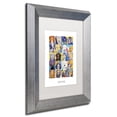 thumbnail image 4 of Trademark Fine Art "Colorful Attitudes Poster" Canvas Art by Pat Saunders-White, White Matte, Silver Frame, 4 of 4