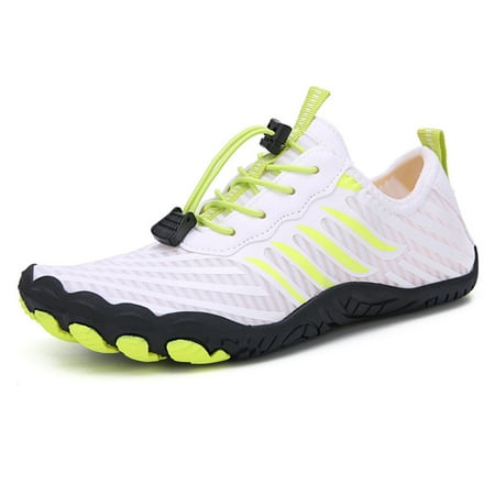 

LoyGkgas New Adult Water Barefoot Shoes Quick-drying Hiking Upstream Sneakers (White 41)