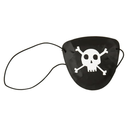Plastic Pirate Eye Patch Favors (8 Pcs) - 1 Pack