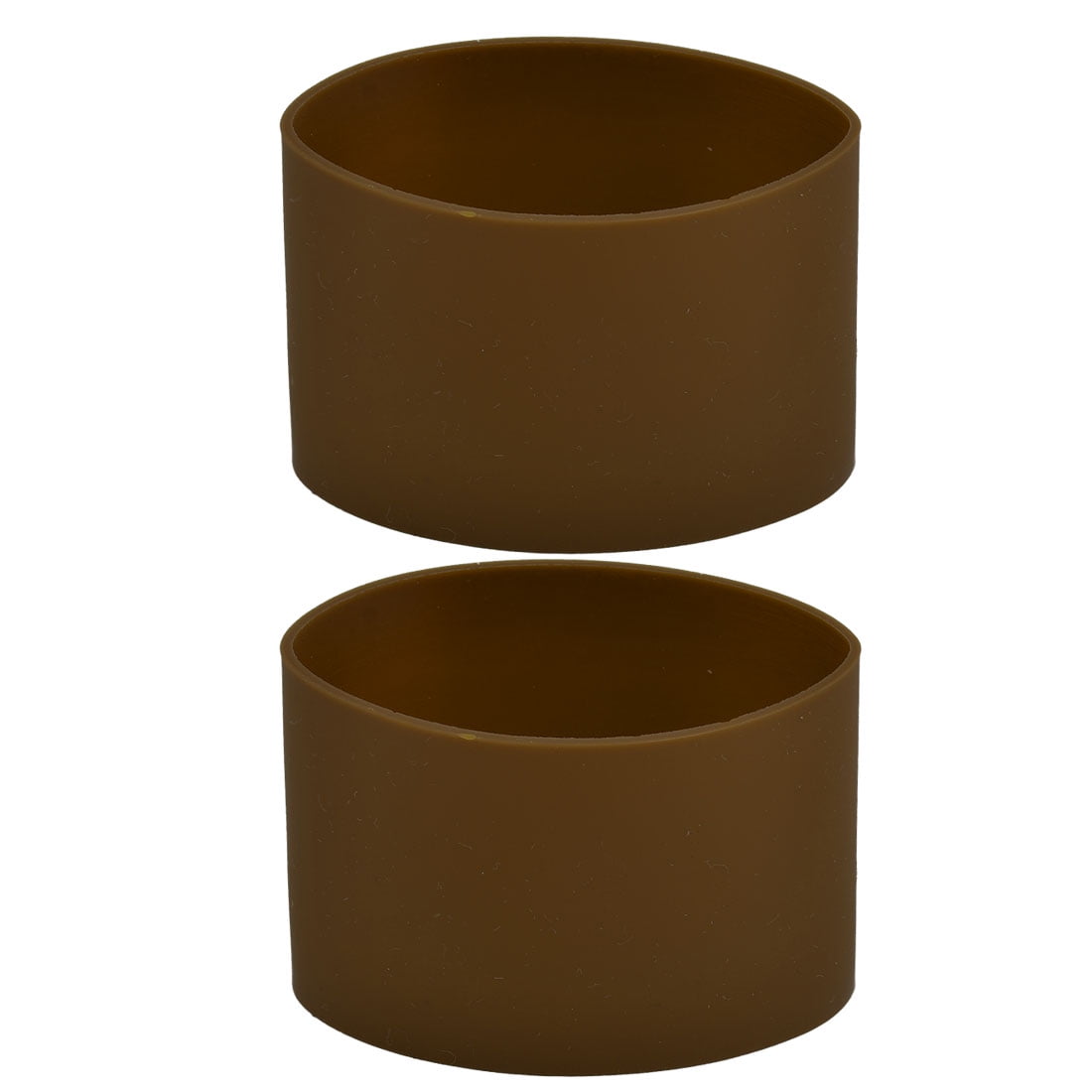 Silicone Heat Insulation Glass Bottle Cup Mug Cover Sleeve Coffee Color