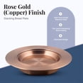 thumbnail image 2 of Communion Bread Tray for Churches Mayur Export Stainless Steel Communion Supplies (Copper), 2 of 5