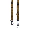thumbnail image 2 of Escalada 2 correas para el hombro de poliéster para acampar, diseño de lazo colgante de metal múltiple, color caqui, 2 of 5