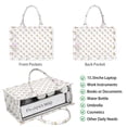thumbnail image 2 of Large Capacity Tote Bag,Mini Unicorn Head Pattern Handbag Fashion Luxury Tote Bag,15.7"x13"x 5.1" Inches,Laptop Compatible, 2 of 6