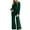 Green, variant on qolati 2 Piece Outfits for Women 2024 Long Sleeve Crewneck Pullover Tops and Drawstring Wide Legs Pants Lounge Sets Casual Work Office Matching Sets Y2k Fall Clothes