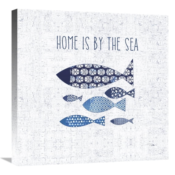 Global Gallery's 'Sunday on the Coast V' By Pela Stretched Canvas Wall Art