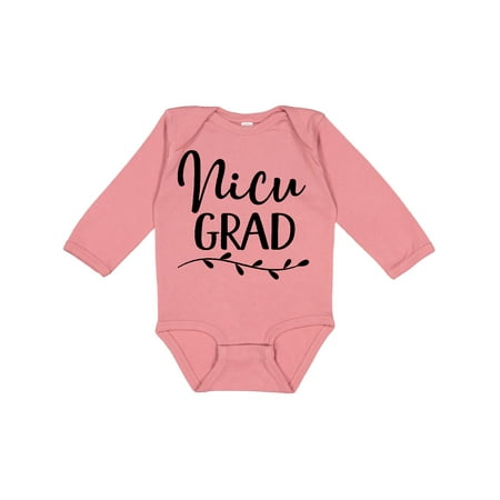 

Inktastic NICU Graduate Baby Outfit Gift Baby Boy or Baby Girl Long Sleeve Bodysuit