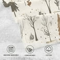 thumbnail image 5 of Yayeee 100% Cotton Hand Towels for Bathroom 16" x 28" Soft Absorbent Kitchen Towel, Beige Christmas Forest, 5 of 7