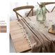 thumbnail image 3 of Elegante mantel estampado chino, mantel a prueba de polvo, mantel rectangular, decoración de mesa de té de jardín (140 * 140 cm, color café), 3 of 5