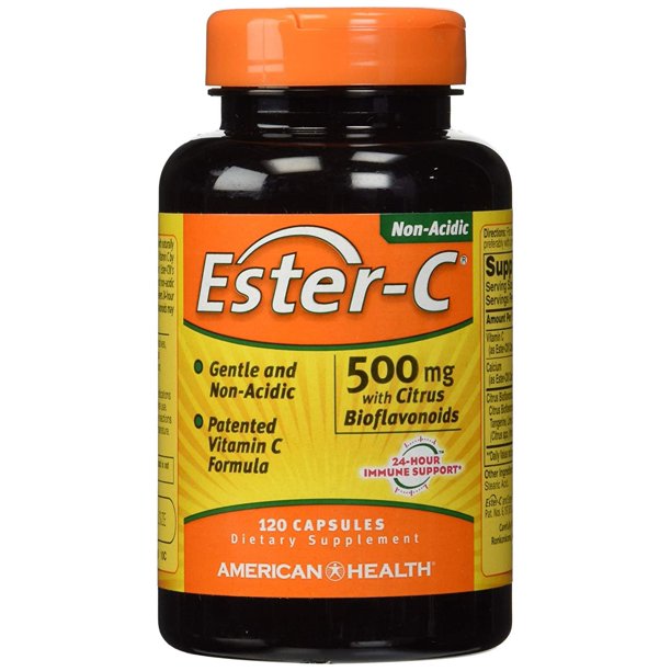 American Health EsterC with Citrus Bioflavonoids Capsules 24Hour