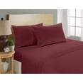 thumbnail image 1 of Home Sweet Home London 1800 Series - Microfiber Deep Pocket Full Bed Sheets Set (Burgundy), 1 of 2