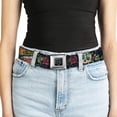 thumbnail image 5 of Buckle-Down Belt, Seatbelt Buckle Belt, Death Before Dishonor Close Up Black, 34 to 52 Inches, 5 of 9