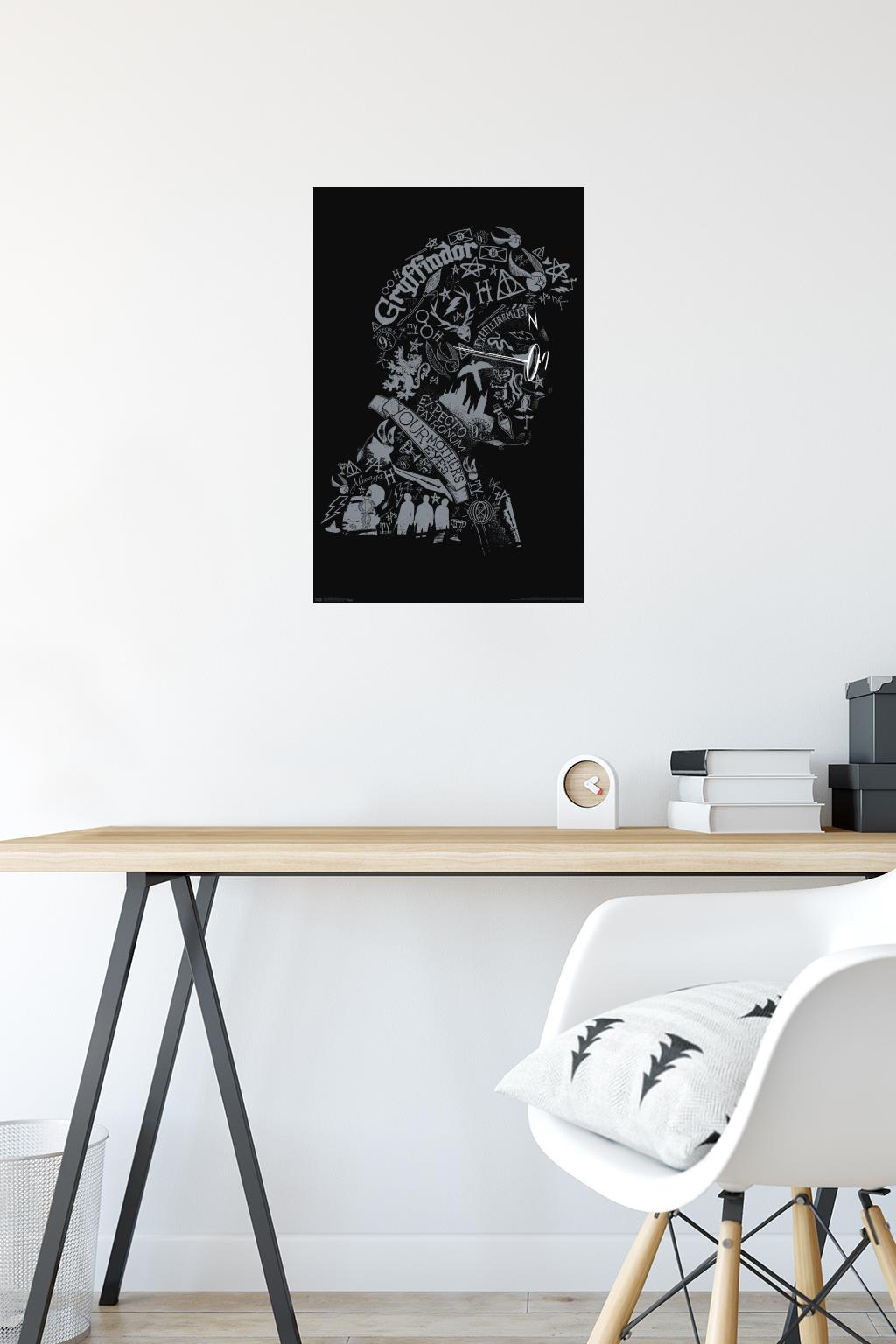 The Wizarding World: Harry Potter - Text Graphic of Harry Potter Wall Poster, 14.725" x 22.375"