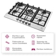 thumbnail image 2 of Combo Parrilla a Gas AVERA 5 Quemadores AI5 Campana de Pared 76 cm CEV60B, 2 of 4