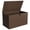 Brown - air rod, variant on Garvee 120 Gallon Large Outdoor Resin Deck Box – Weatherproof & UV-Resistant Storage Chest – Lockable Waterproof Lid – For Patio, Garden, Poolside – Black, Gas Rod