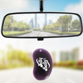 Jelly Belly Hanging Gel Car Air Freshener (Island Punch Scent, 1 Pack), Hanging Gel Car Air Freshener