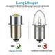 thumbnail image 3 of 2pcs P13.5s Dc6v-24v Led Upgrade Bulbs White Maglite Cell Flashlight 6500k 3w, 3 of 5