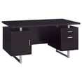 thumbnail image 1 of Coaster 801521 Home Furnishings Desk, Silver, 1 of 9