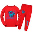 thumbnail image 1 of Ensemble de Pyjama pour Garçons Mr-Beast Pyjamas pour Enfants Chat Éclair Pyjama Jeunesse Vêtements de Maison, 1 of 2