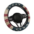 thumbnail image 6 of Uorisanigo American Flag 15 Inch Steering Wheel Cover Fashion Car Wheel Covers for Women Non Slip Car Steering Wheel Protector with Elastic Edge Replacement Car Accessories Gift for Friends, 6 of 8