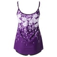 thumbnail image 2 of Swimsuits For Women Two Piece Bathing Suits Floral Print Tank Tops With Boyshorts Tummy Control Swimming Suits, 2 of 6