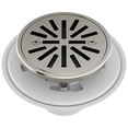 thumbnail image 1 of Delta Faucet 4 Inch Tile-In Round Shower Floor Drain Brushed Nickel Shower Drain Kit Round Shower Drain Chrome Shower Drain Shower Floor Drain Stainless DT061411-SS, 1 of 5