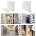 thumbnail image 2 of 2x Taburete Plegable de Pared para Baño de Ducha Pieza de Respuesto Ligero Sunnimix Asientos de baño de lujo plegables, 2 of 4
