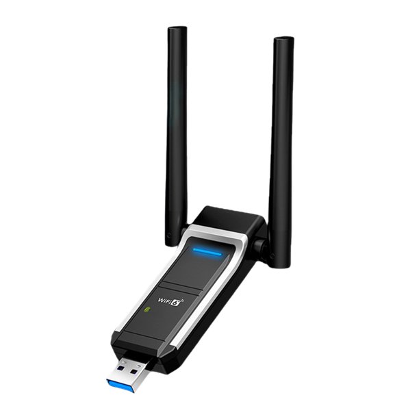 Tarjeta De Red Inalámbrica De Doble Banda Tarjeta de red inalámbrica USB3.0 de doble banda Dongle WiFi de 2,4 GHz/5 GHz para Windows 10/11 Tmvgtek Para estrenar